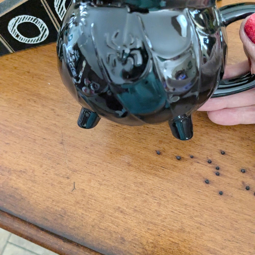 Celebrate It Black Cauldron Mug